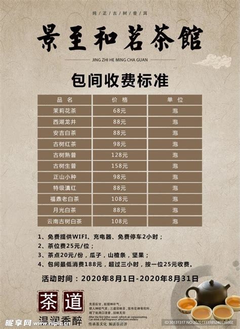 茶叶排名及价格